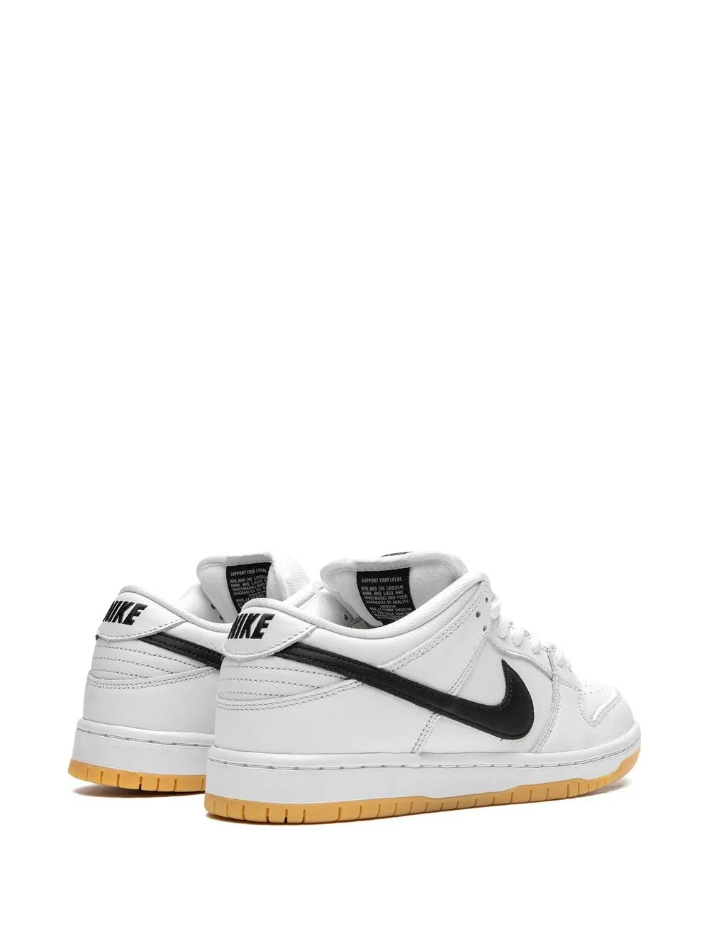 SB Dunk Low White Gum